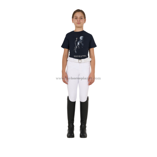 T-SHIRT GIRL  EQUESTRO  MOON RIDING COTTON 
