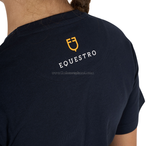 T-SHIRT GIRL  EQUESTRO  MOON RIDING COTTON 