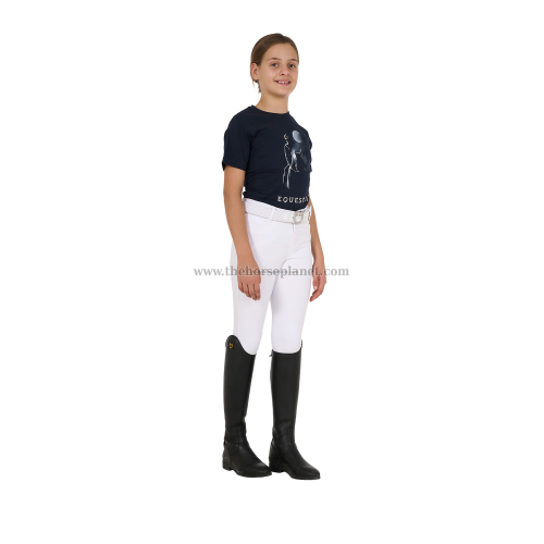 T-SHIRT GIRL  EQUESTRO  MOON RIDING COTTON 