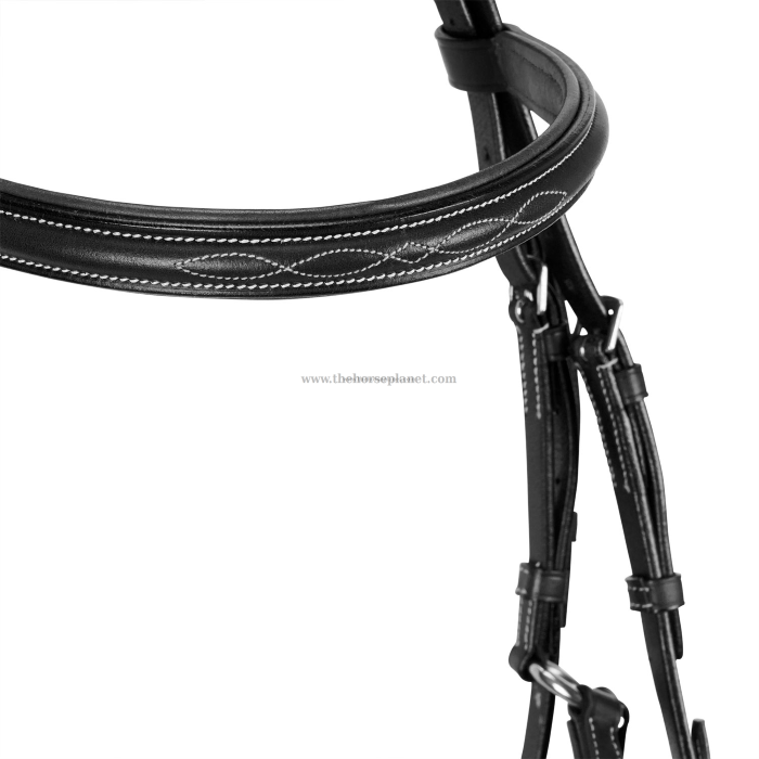 TESTIERA EQUESTRO CON CAPEZZINA MESSICANA E MONTONE SINTETICO