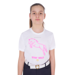 T-SHIRT BIMBA EQUESTRO SLIM FIT CON STAMPA STAY WILD NEW COLLECTION SS24