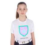 T-SHIRT BIMBA EQUESTRO SLIM FIT CON LOGO PSICHEDELICO NEW COLLECTION SS24