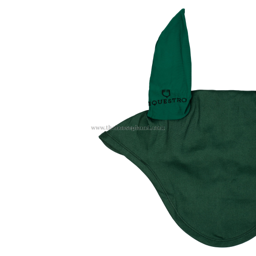CUFFIETTA EQUESTRO IN COTONE CON ORECCHIE ELASTICIZZATE
