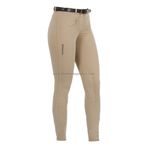 PANTALONE DONNA EQUESTRO TESSUTO ELASTICIZZATO LEGGERO MOD. SELENE