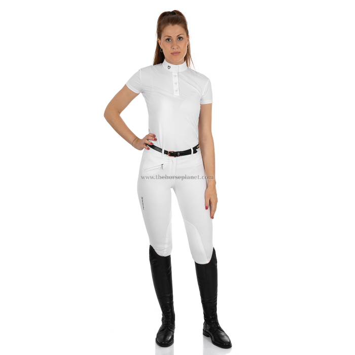 PANTALONE DONNA EQUESTRO TESSUTO ELASTICIZZATO LEGGERO MOD. SELENE