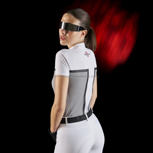 POLO DONNA DA GARA EQUESTRO LINEA RIDERTECH CON ZIP