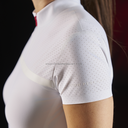 POLO DONNA DA GARA EQUESTRO LINEA RIDERTECH CON ZIP