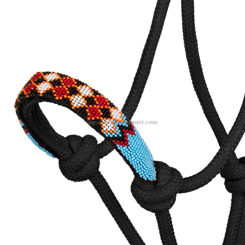 CAVEZZA IN CORDA POOL'S CON PERLINE + LUNGHINA MOD. BODIE