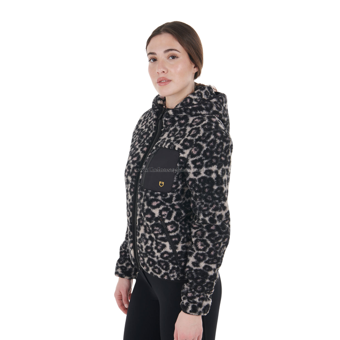 FELPA DONNA EQUESTRO TEDDY FULL ZIP