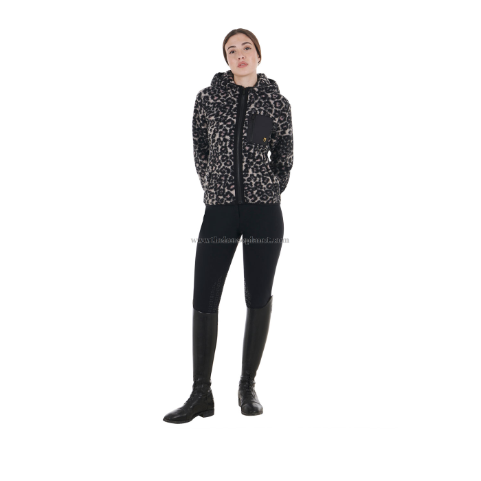 FELPA DONNA EQUESTRO TEDDY FULL ZIP