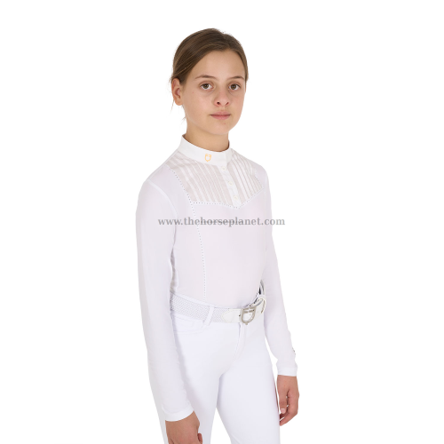 POLO CONCORSO EQUESTRO BIMBA CON STRASS