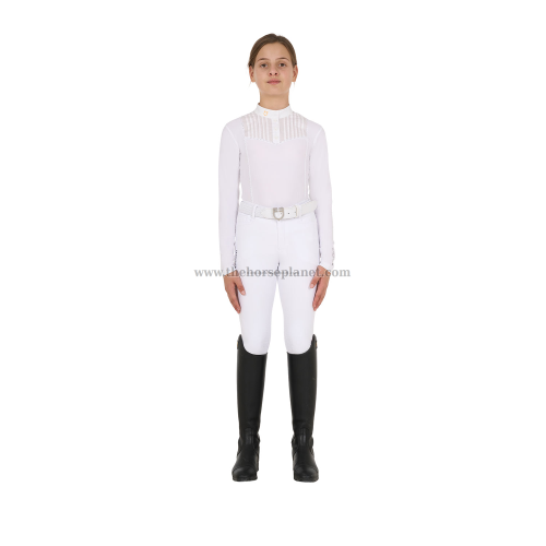 POLO CONCORSO EQUESTRO BIMBA CON STRASS