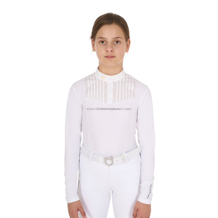 POLO CONCORSO EQUESTRO BIMBA CON STRASS