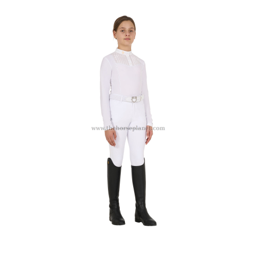POLO CONCORSO EQUESTRO BIMBA CON STRASS