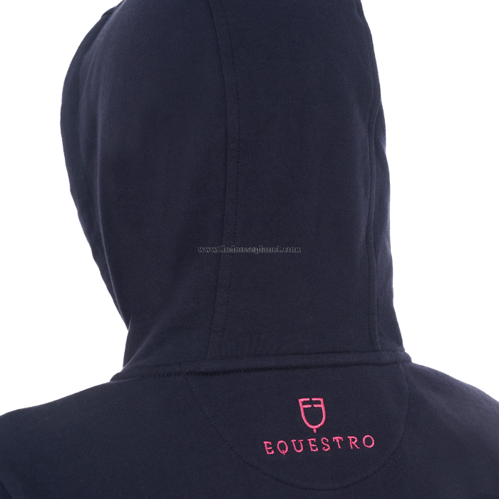 FELPA DONNA EQUESTRO MOD. SPONGE STITCH FULL ZIP (INT.TELATO)