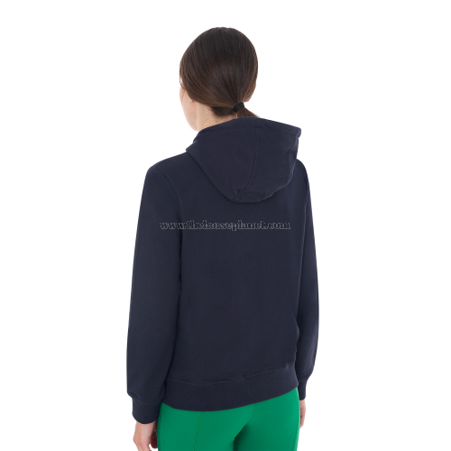 FELPA DONNA EQUESTRO MOD. SPONGE STITCH FULL ZIP (INT.TELATO)