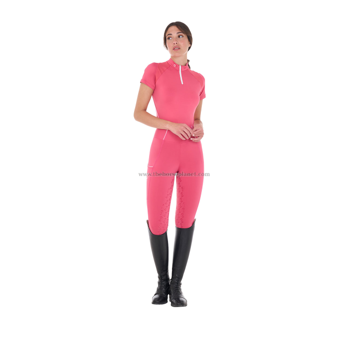 POLO DONNA ALLENAMENTO EQUESTRO TESSUTO TECNICO 