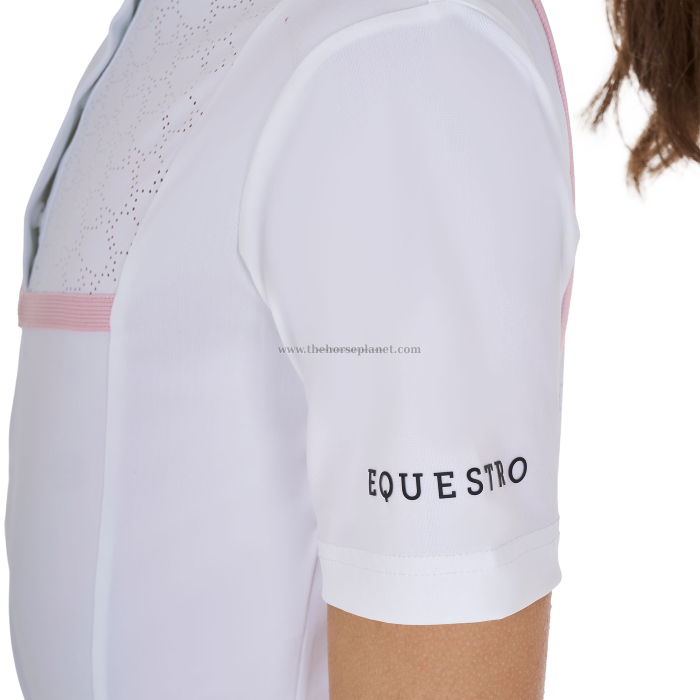 POLO BIMBA DA GARA MANICHE CORTE  EQUESTRO MOD. KNIT TAPE 