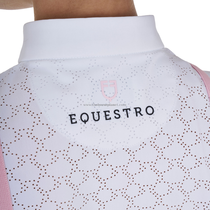 POLO BIMBA DA GARA MANICHE CORTE  EQUESTRO MOD. KNIT TAPE 