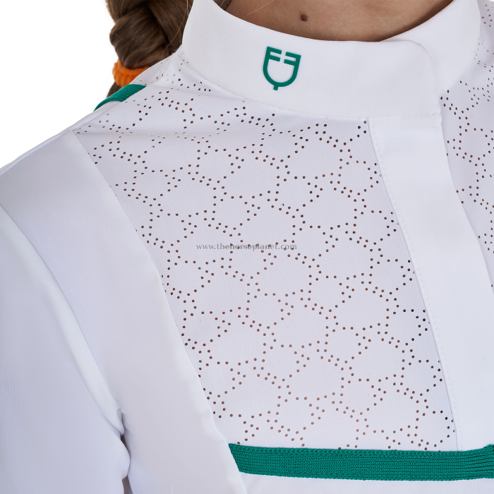 POLO BIMBA DA GARA MANICHE CORTE  EQUESTRO MOD. KNIT TAPE 