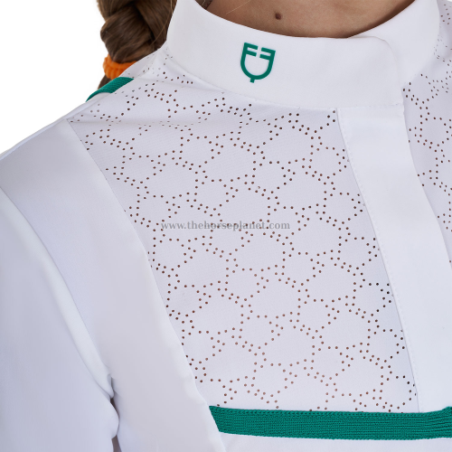 POLO BIMBA DA GARA MANICHE CORTE  EQUESTRO MOD. KNIT TAPE 