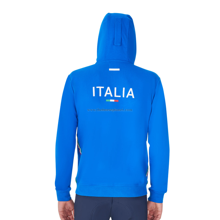 FELPA UOMO CON CAPPUCCIO FULL ZIP  EQUESTRO X FISE 
