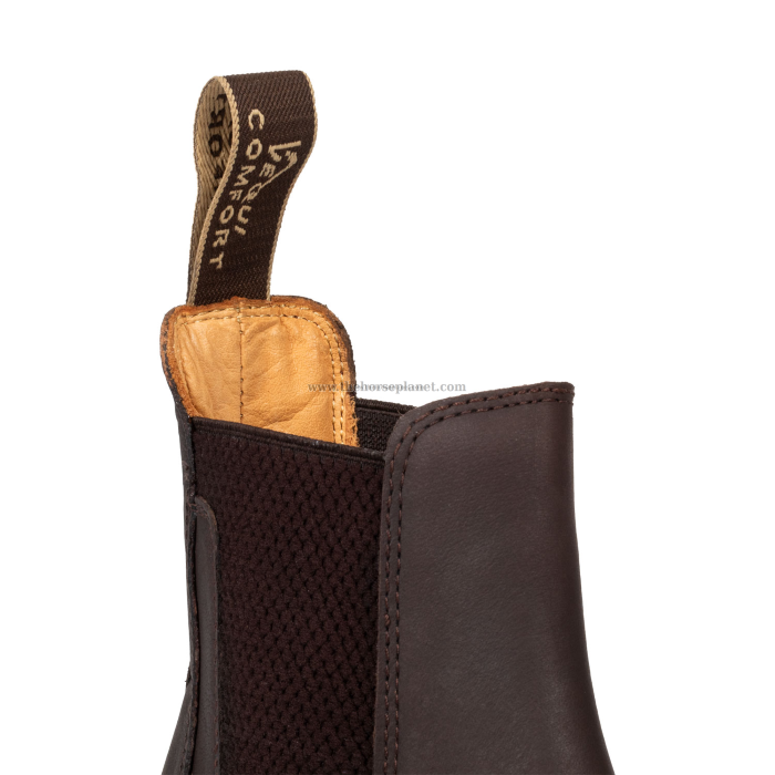 STIVALETTI JODHPUR CUOIO C/ELASTICO LATERALE