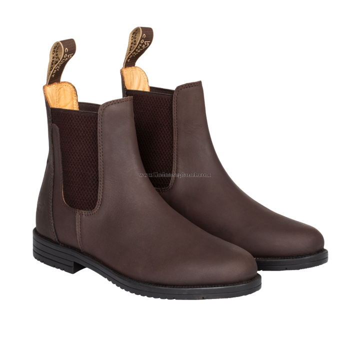 STIVALETTI JODHPUR CUOIO C/ELASTICO LATERALE