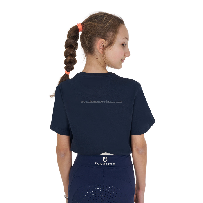 T-SHIRT BIMBA EQUESTRO HEAD IN THE CLOUDS SS25
