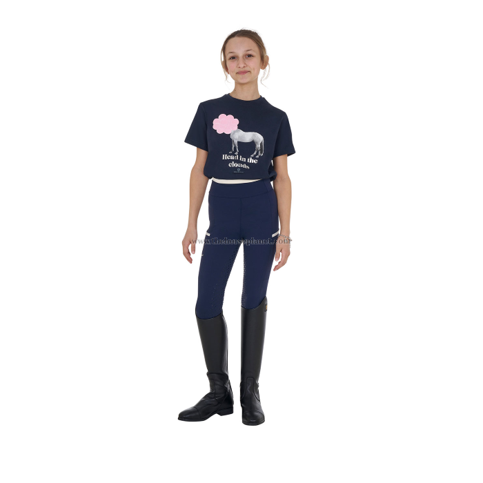 T-SHIRT BIMBA EQUESTRO HEAD IN THE CLOUDS SS25