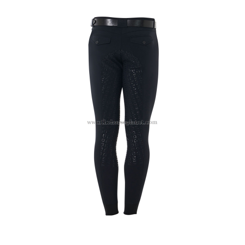 PANTALONI UOMO EQUESTRO FULL GRIP IN TESSUTO TECNICO