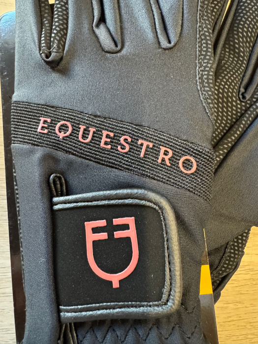 GUANTI EQUESTRO TESSUTO TECNICO MULTICOLOR LOGO GLOVES