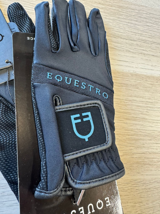 GUANTI EQUESTRO TESSUTO TECNICO MULTICOLOR LOGO GLOVES