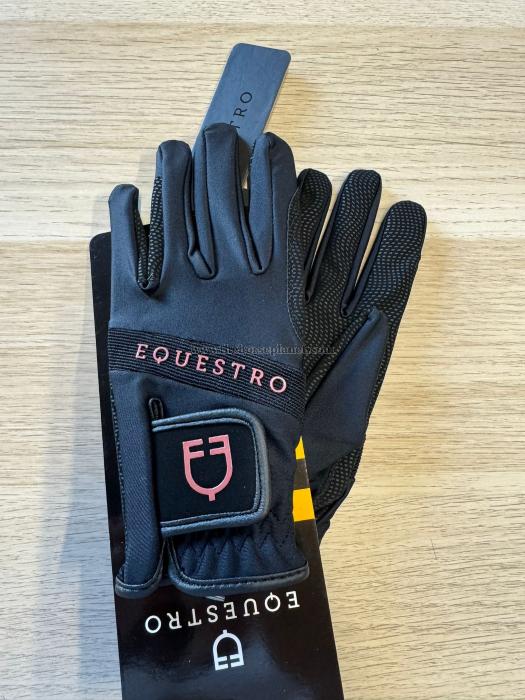 GUANTI EQUESTRO TESSUTO TECNICO MULTICOLOR LOGO GLOVES