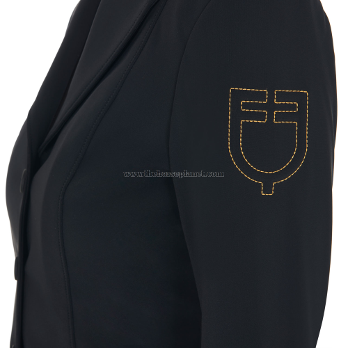 GIACCA DONNA EQUESTRO DA CONCORSO CON LOGO RICAMATO A CONTRASTO