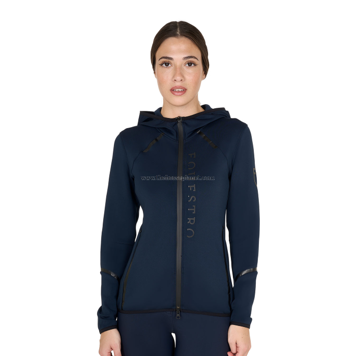 FELPA DONNA EQUESTRO IN TESSUTO TECNICO IN JERSEY CON ZIP FW25