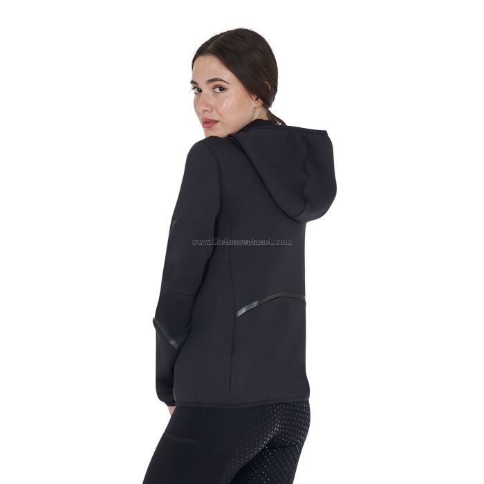 FELPA DONNA EQUESTRO IN TESSUTO TECNICO IN JERSEY CON ZIP FW25