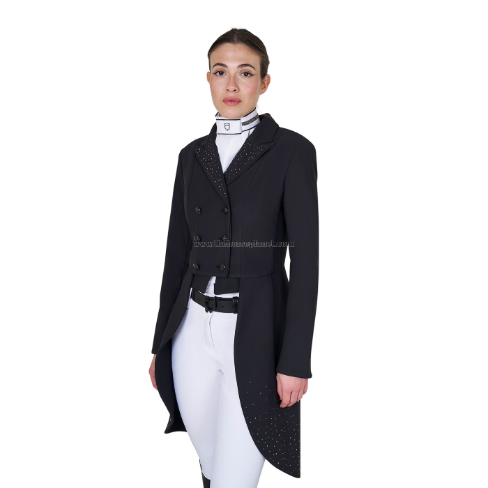 FRAC DONNA EQUESTRO IN TESSUTO TECNICO CON STRASS FW25 