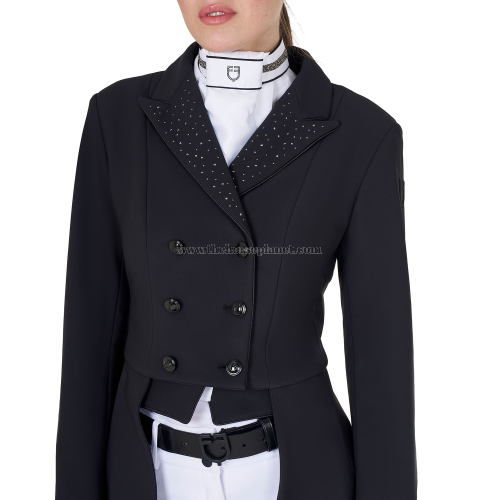 FRAC DONNA EQUESTRO IN TESSUTO TECNICO CON STRASS FW25 