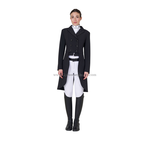 FRAC DONNA EQUESTRO IN TESSUTO TECNICO CON STRASS FW25 