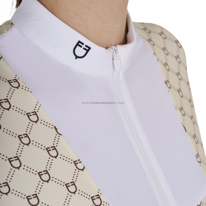 POLO DONNA DA CONCORSO MANICHE LUNGHE MONOGRAM 