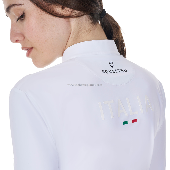 POLO DONNA CONCORSO MANICA LUNGA EQUESTRO X FISE 