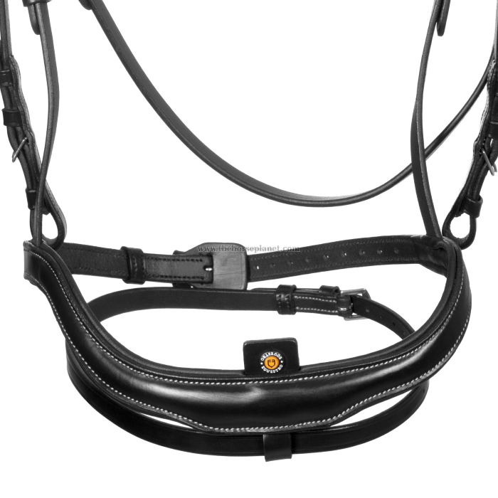 TESTIERA ANATOMICA EQUESTRO CON NASALINA CURVA + REDINI