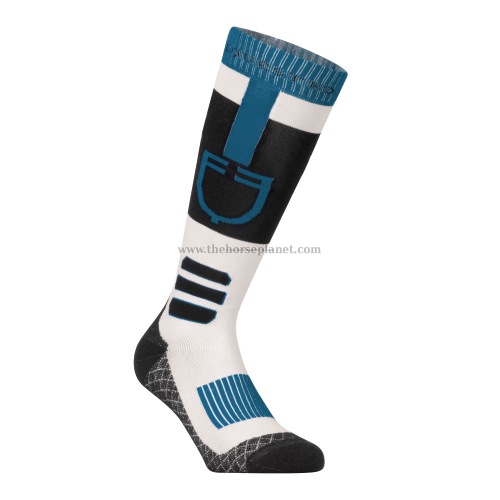 CALZA EQUESTRO IN TESSUTO TECNICO E TRASPIRANTE CON LOGO