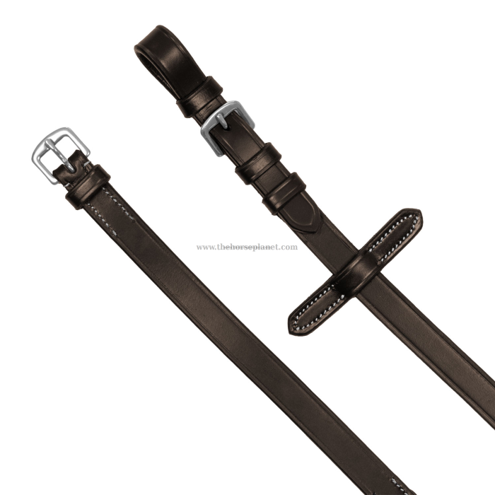 REDINI EQUESTRO IN GOMMA CON GRIP A RILIEVO E FINITURE IN ARGENTO 