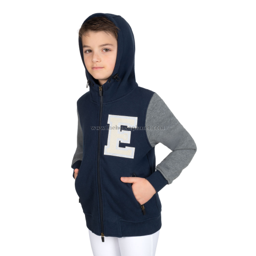 FELPA BIMBO EQUESTRO FULL ZIP INTERNO FELPATO