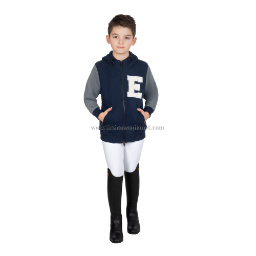 FELPA BIMBO EQUESTRO FULL ZIP INTERNO FELPATO