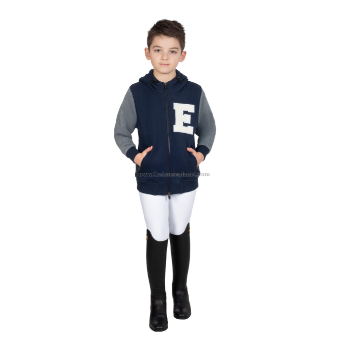 FELPA BIMBO EQUESTRO FULL ZIP INTERNO FELPATO