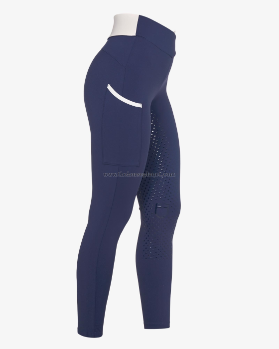 LEGGINGS EQUESTRO DONNA FULL GRIP BICOLORE SS26