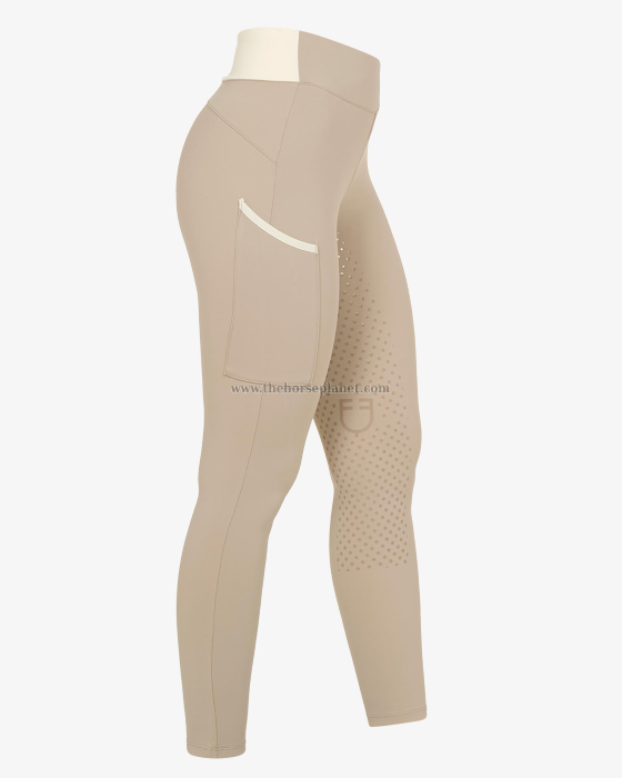 LEGGINGS EQUESTRO DONNA FULL GRIP BICOLORE SS26